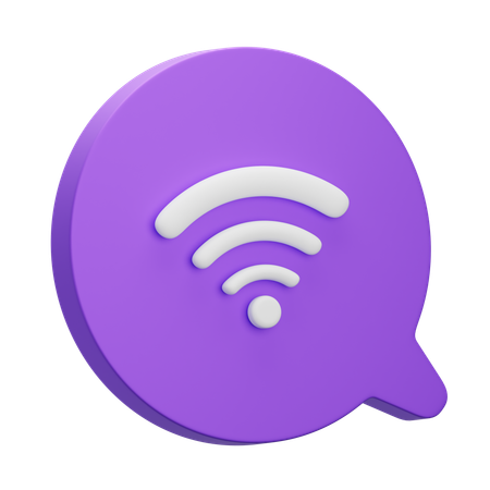 Wifi  3D Icon