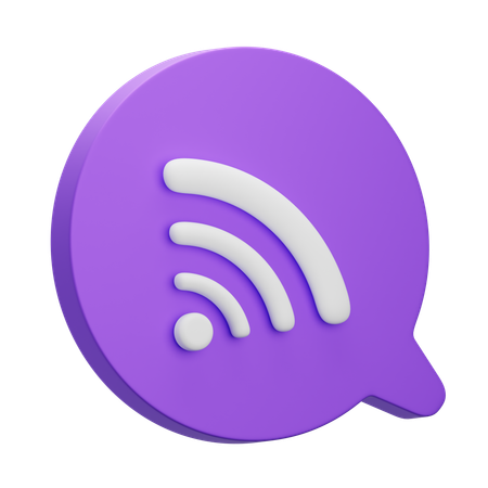 Wifi  3D Icon