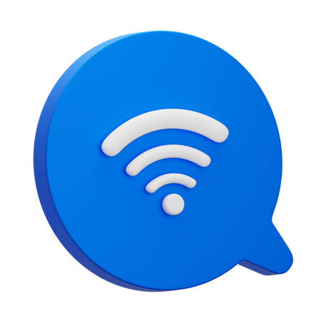 Wifi  3D Icon