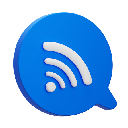 Wifi  3D Icon