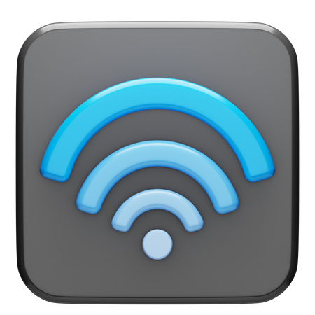Wifi  3D Icon