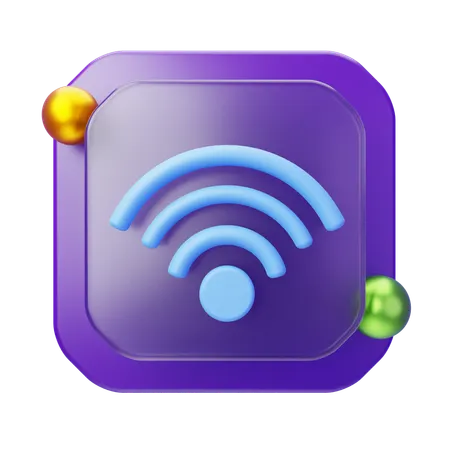 Wifi  3D Icon