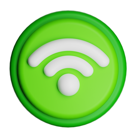 Wifi  3D Icon