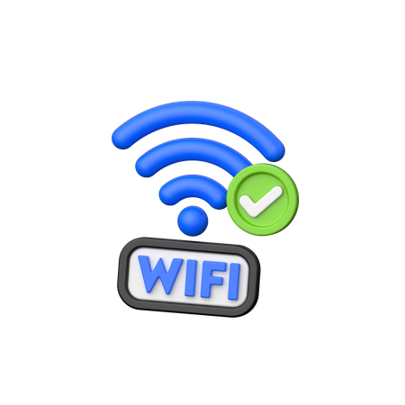 Wifi  3D Icon