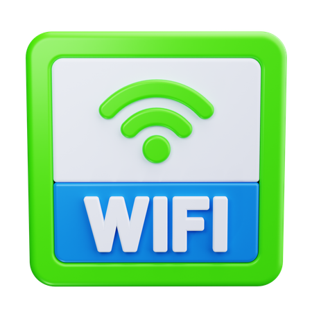 Wifi  3D Icon