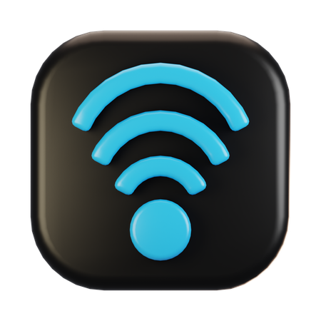 Wifi  3D Icon