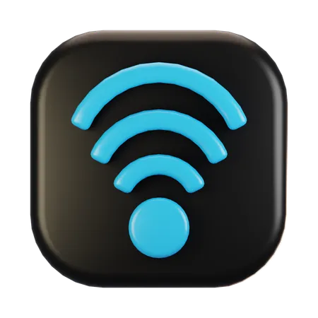 Wifi  3D Icon