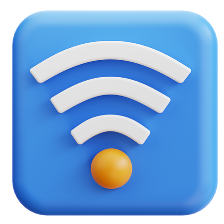 Wifi  3D Icon