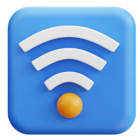 Wifi  3D Icon