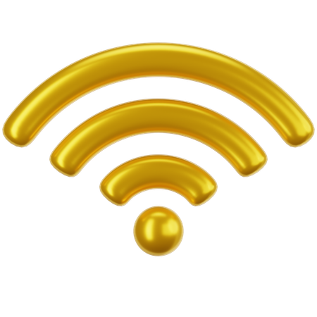 Wifi  3D Icon