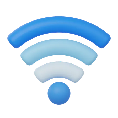 Wifi  3D Icon
