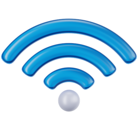 Wifi  3D Icon