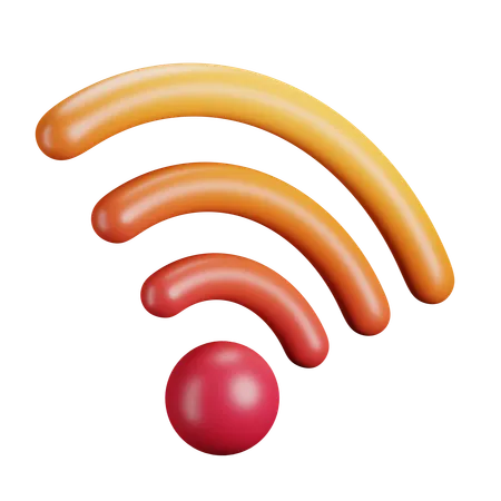 Wifi  3D Icon