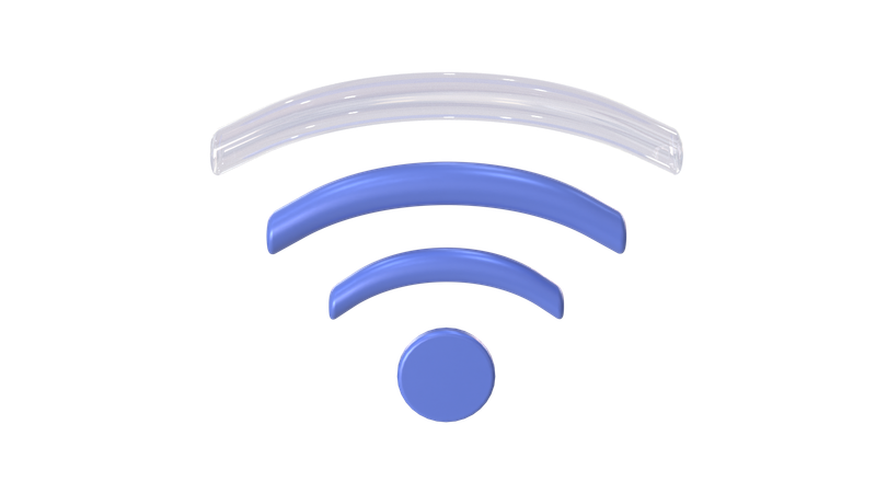 Wifi  3D Icon
