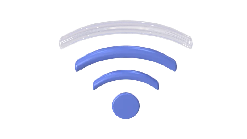 Wifi  3D Icon