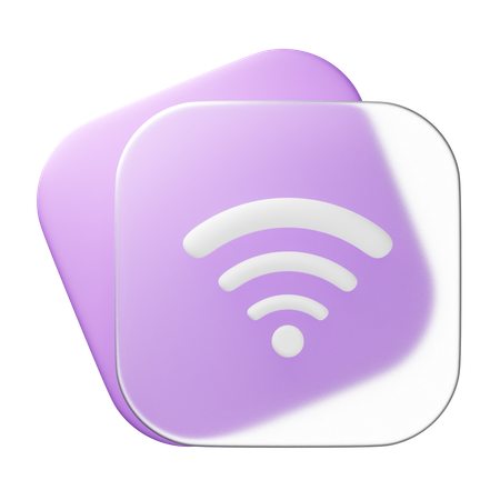 Wifi  3D Icon