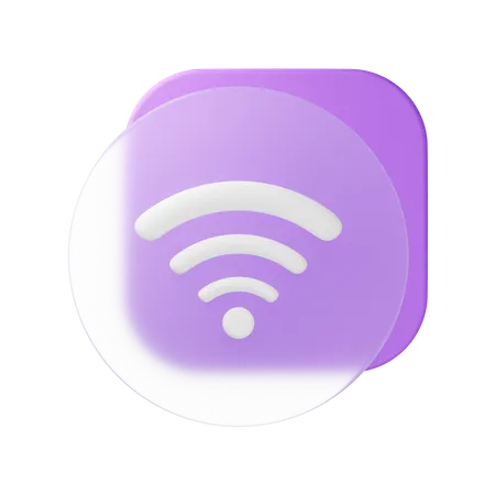 Wifi  3D Icon