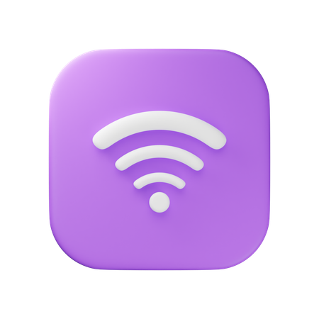 Wifi  3D Icon