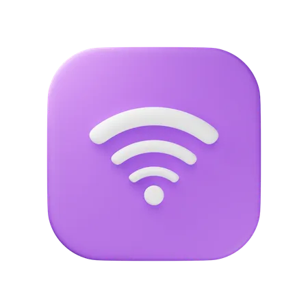 Wifi  3D Icon