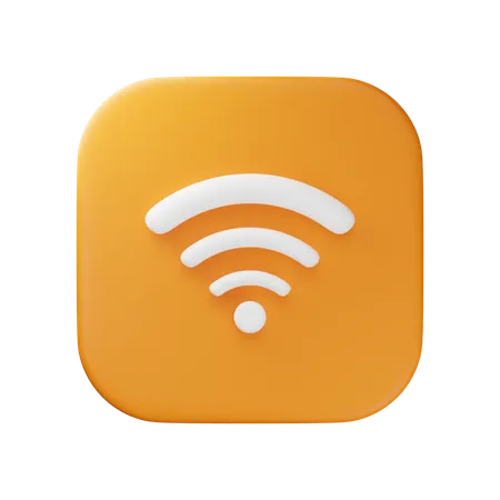 Wifi  3D Icon