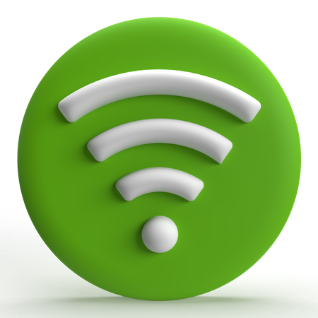 Wifi  3D Icon