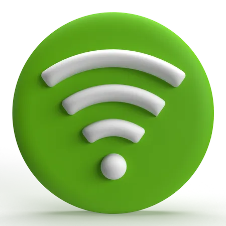 Wifi  3D Icon