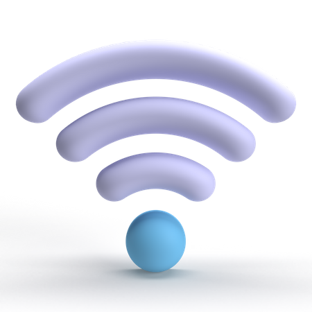 Wifi  3D Icon