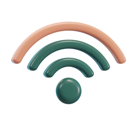 Wifi  3D Icon