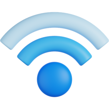 Wifi  3D Icon