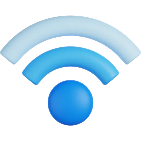 Wifi  3D Icon