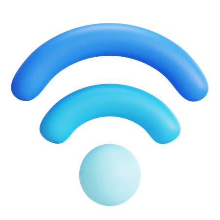 Wifi  3D Icon