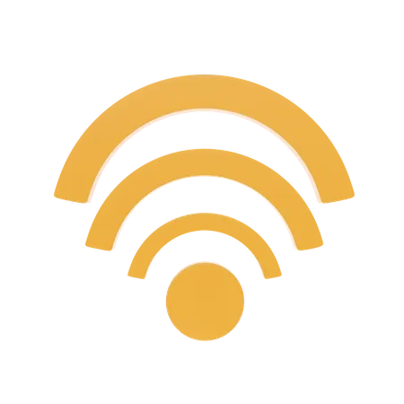 Wifi  3D Icon