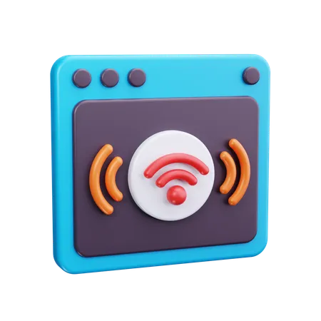 Wifi  3D Icon