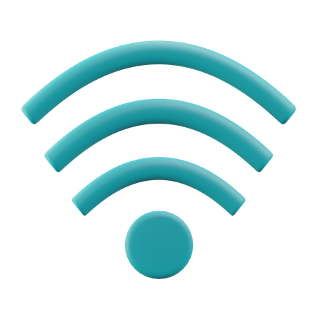 Wifi  3D Icon