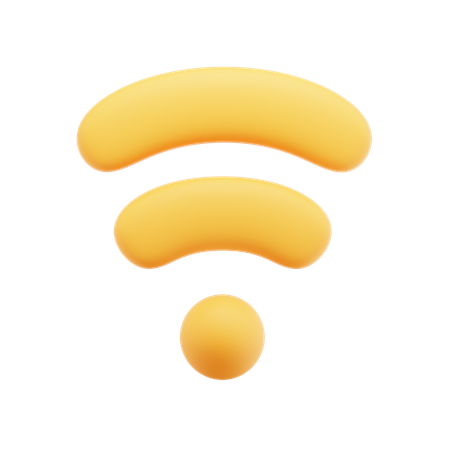 Wifi  3D Icon