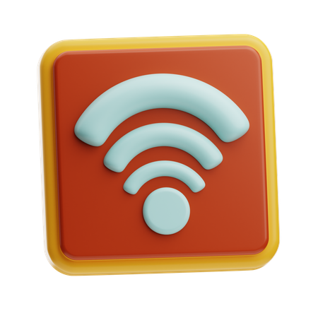 Wifi  3D Icon