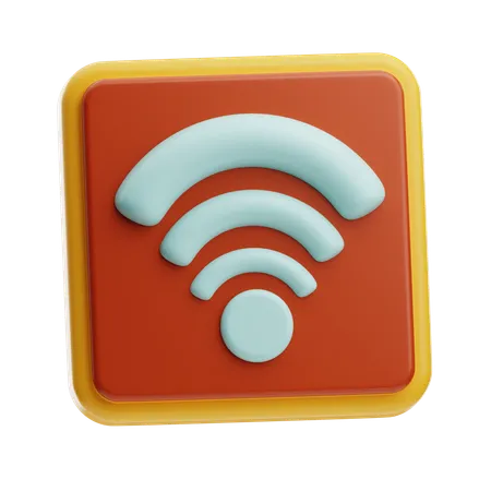 Wifi  3D Icon