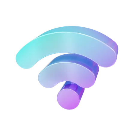 Wifi  3D Icon