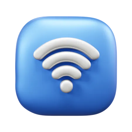 Wifi  3D Icon