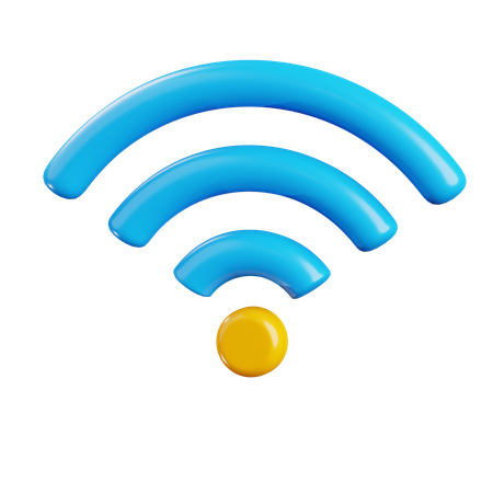 Wifi  3D Icon