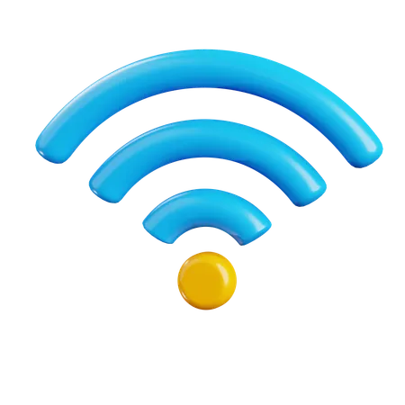 Wifi  3D Icon