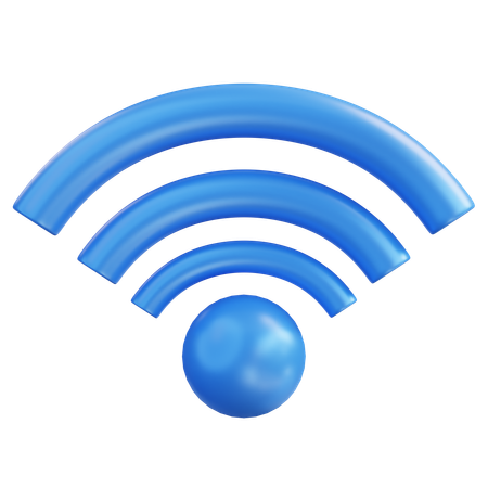 Wifi  3D Icon