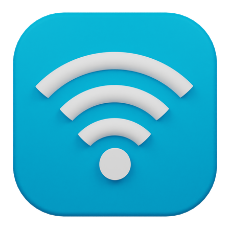 Wifi  3D Icon