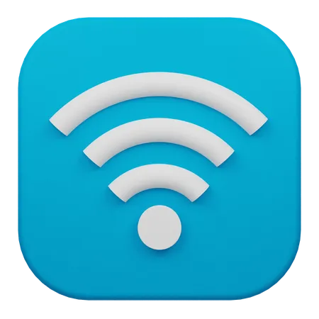 Wifi  3D Icon