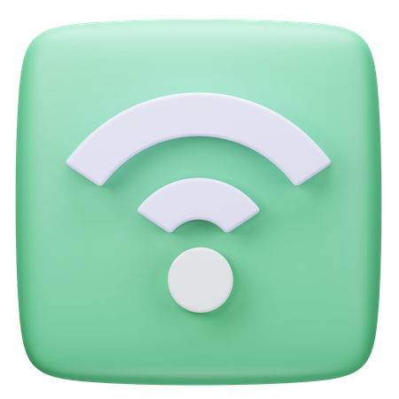 Wifi  3D Icon