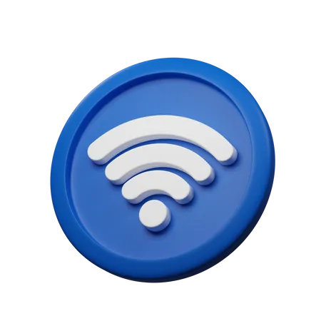 Wifi  3D Icon