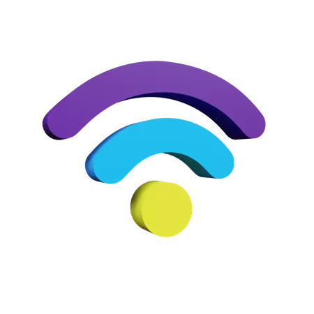 Wifi  3D Icon