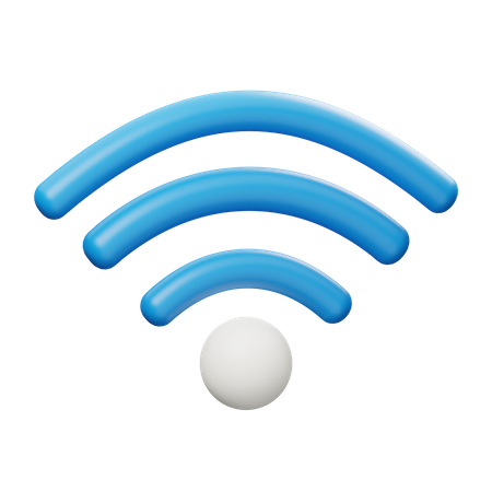 Wifi  3D Icon