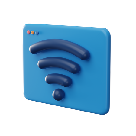 Wifi  3D Icon