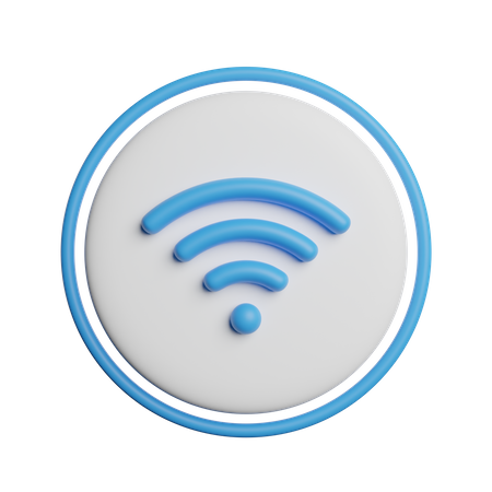 Wifi  3D Icon